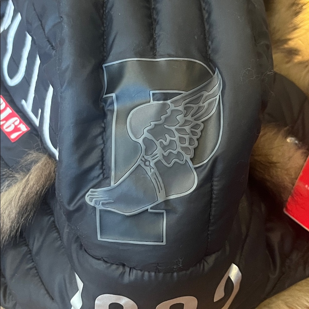 Polo Ralph Lauren Puffer Trapper Hat 1992 P Wing Stadium USA Winter Small / Med - Picture 9 of 16